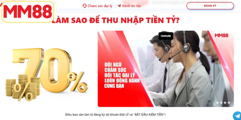 Tổng Hợp Câu Hỏi Thường Gặp MM88 Cho Người Mới Bắt Đầu 6 MM88 áp dụng chính sách hoa hồng lên đến 70%
